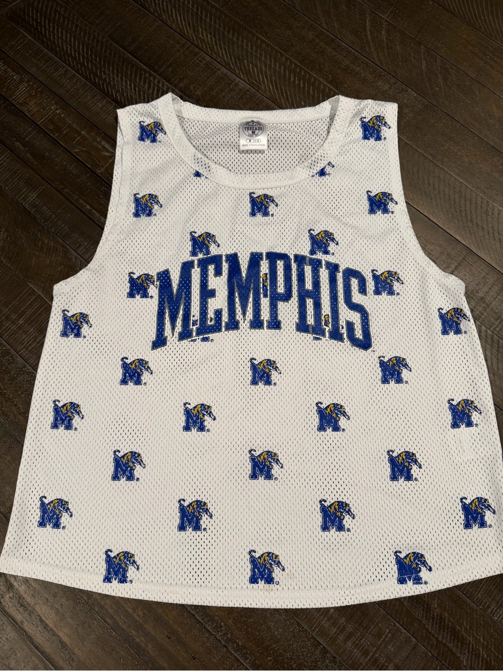 Memphis Tigers Rivalry Threads Mesh Tank Top Women’s M 8/10